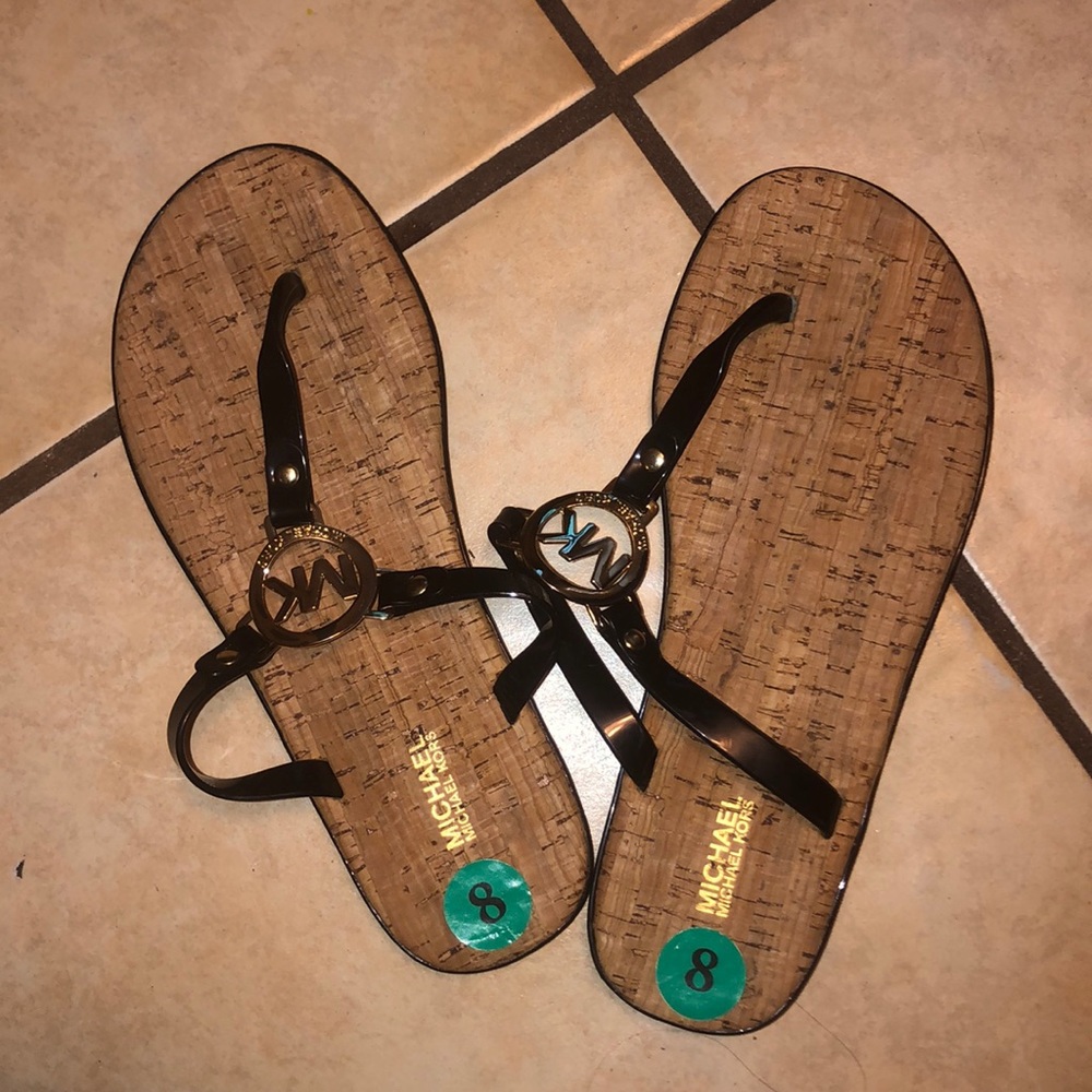 Michael Kors Sandals Brand New Black Size 8
